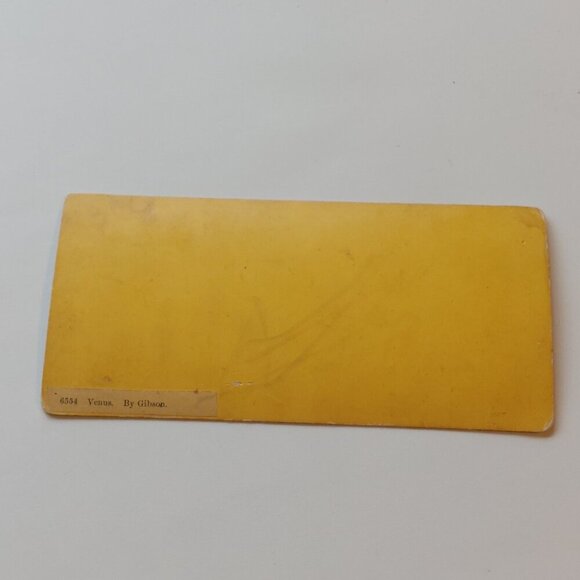 ANTIQUE STEREOGRAPH CARD The Tinted Venus - John Gibson Marble Statue - Picture 4 of 5